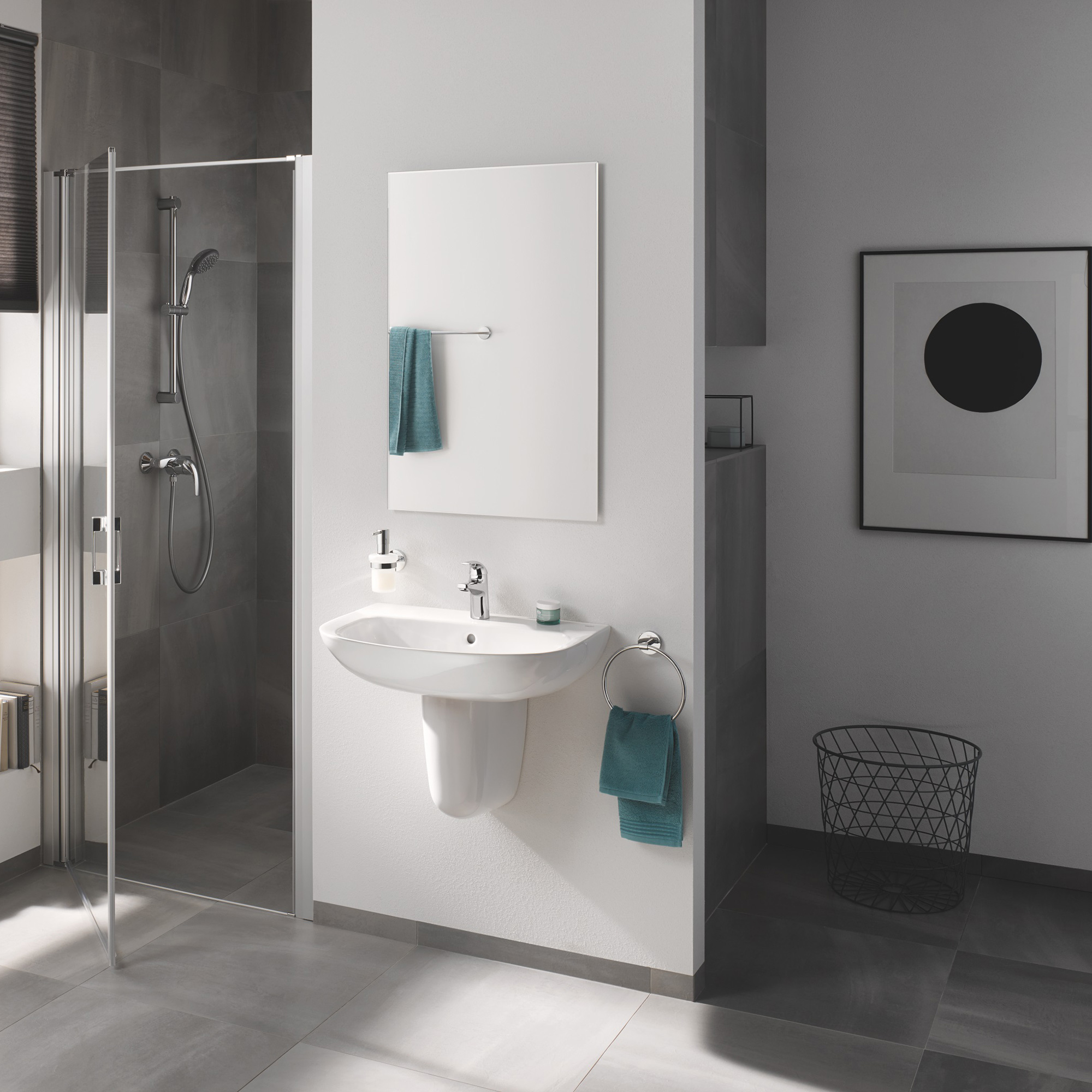 Tvättställ Grohe Bau Ceramic 39421 60 cm