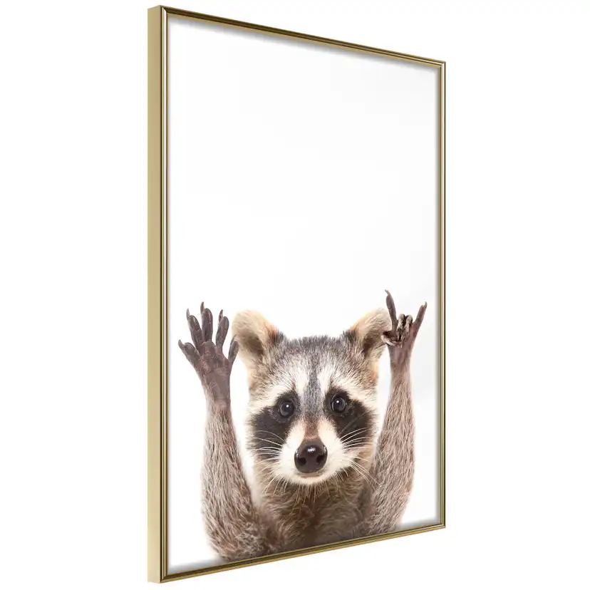 Poster Artgeist Affisch Raccoon