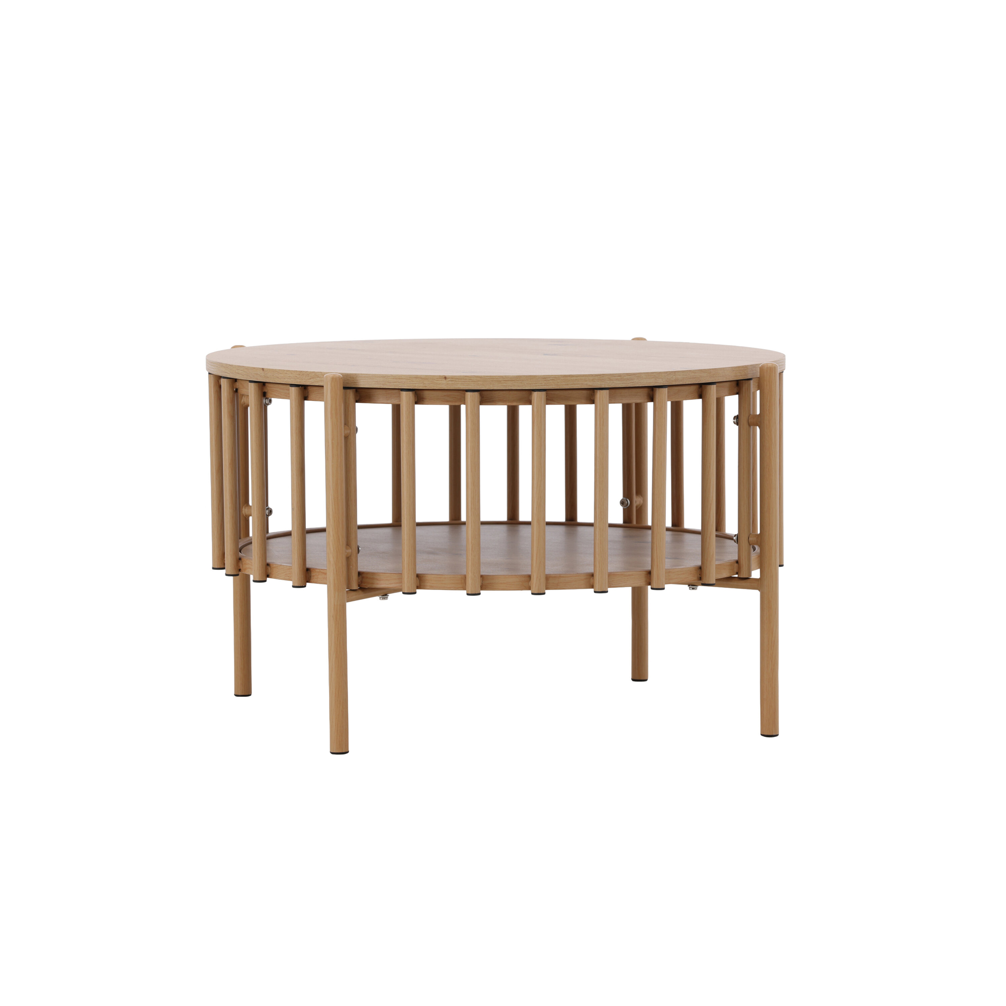 Soffbord Venture Home Rubbo Ø80x50 cm med Förvaring