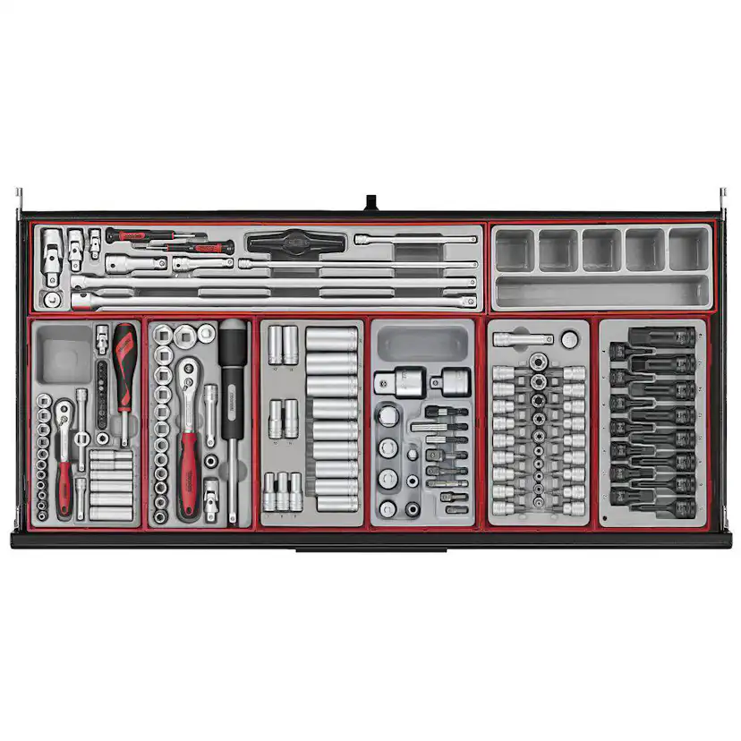 Verktygsset Teng Tools 1008 -Delar Svart