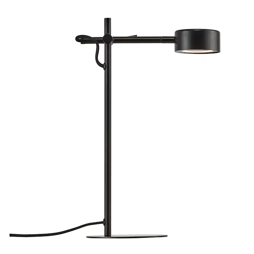 Bordslampa Nordlux Clyde Svart med Justerbart Lamphuvud