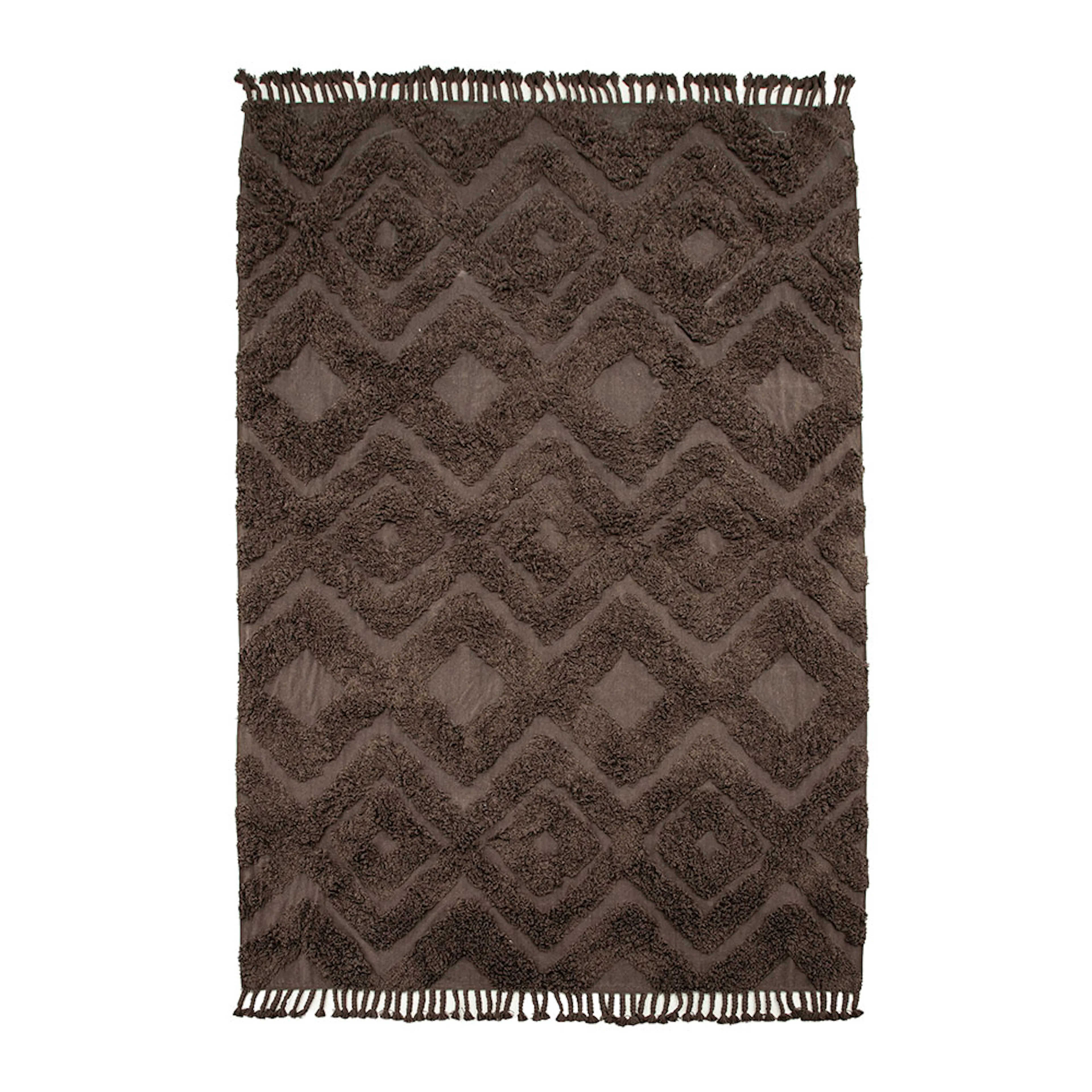 Hilma Cotton - 350*250- -Rectangular-Brown 350x250 cm Brun