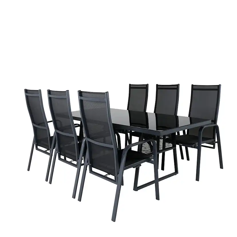 Spisegruppe Venture Home Douglas med 6 Copacabana Spisestoler