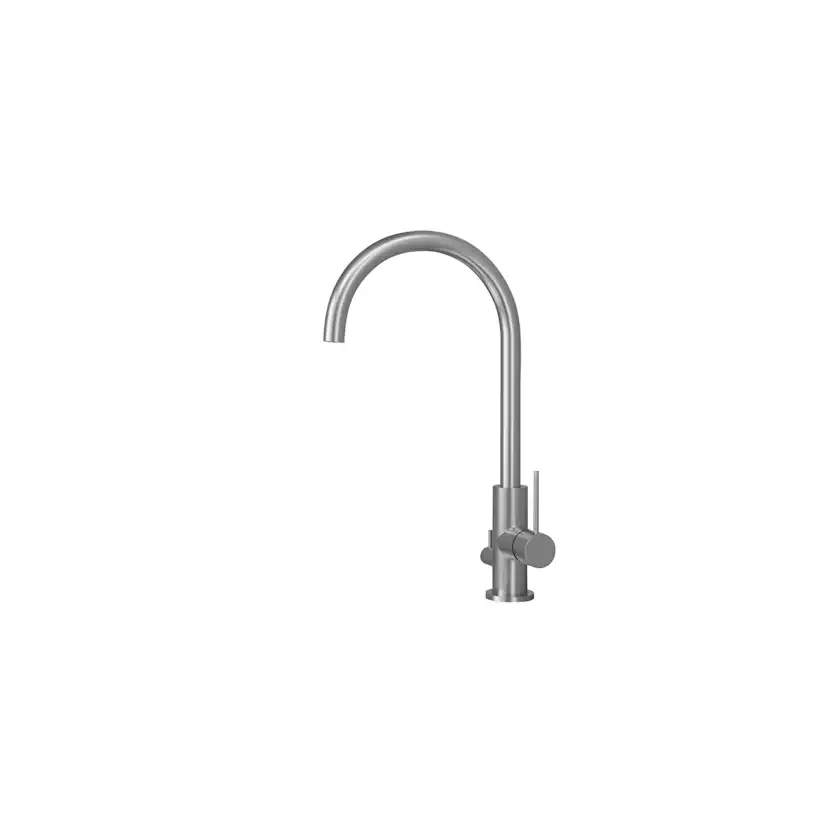 Diskho Stala Lagom-50 med Köksblandare Scandtap Steel Equip D