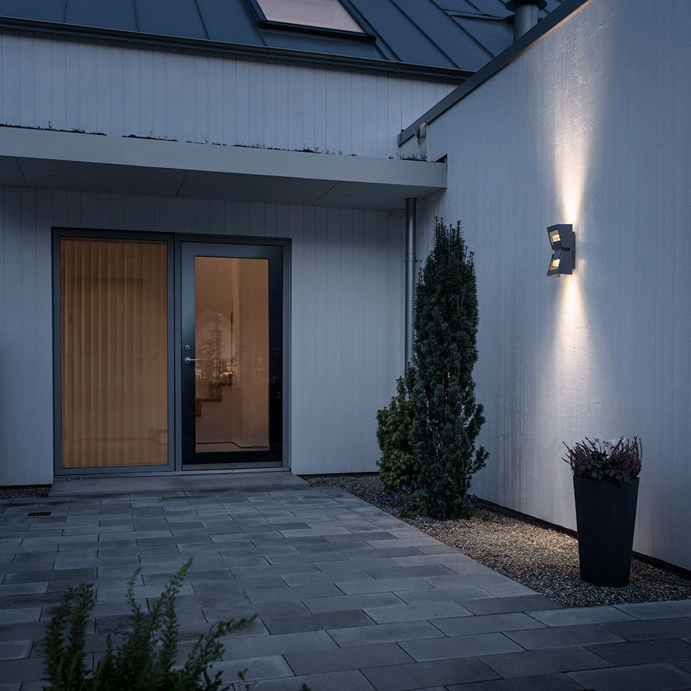 Vägglykta Gnosjö Konstsmide Potenza GU10 12x30x12