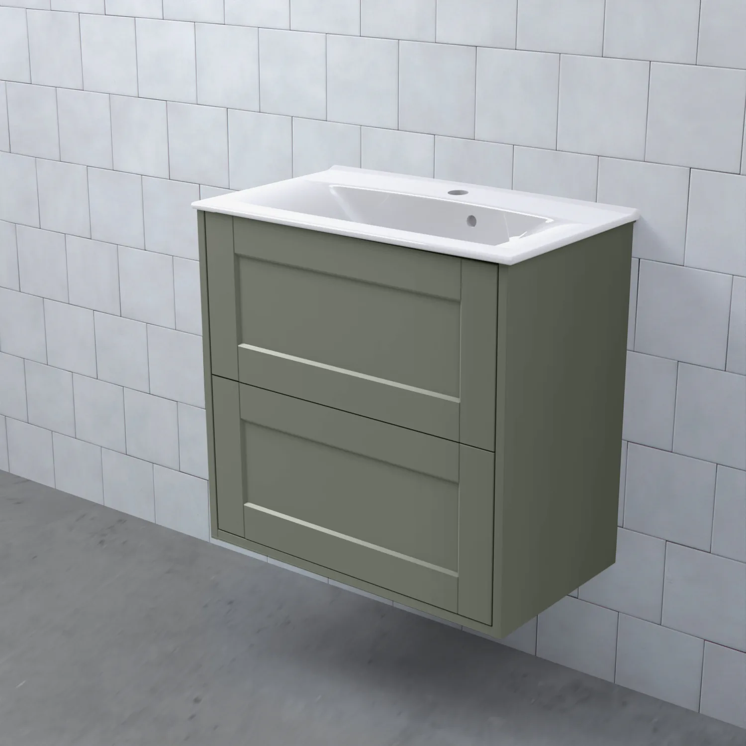 MEJDA Kommod Hög 60-35 Dälja Mossgrön BxHXD: 598x572x365 mm, Dälja Mossgrön