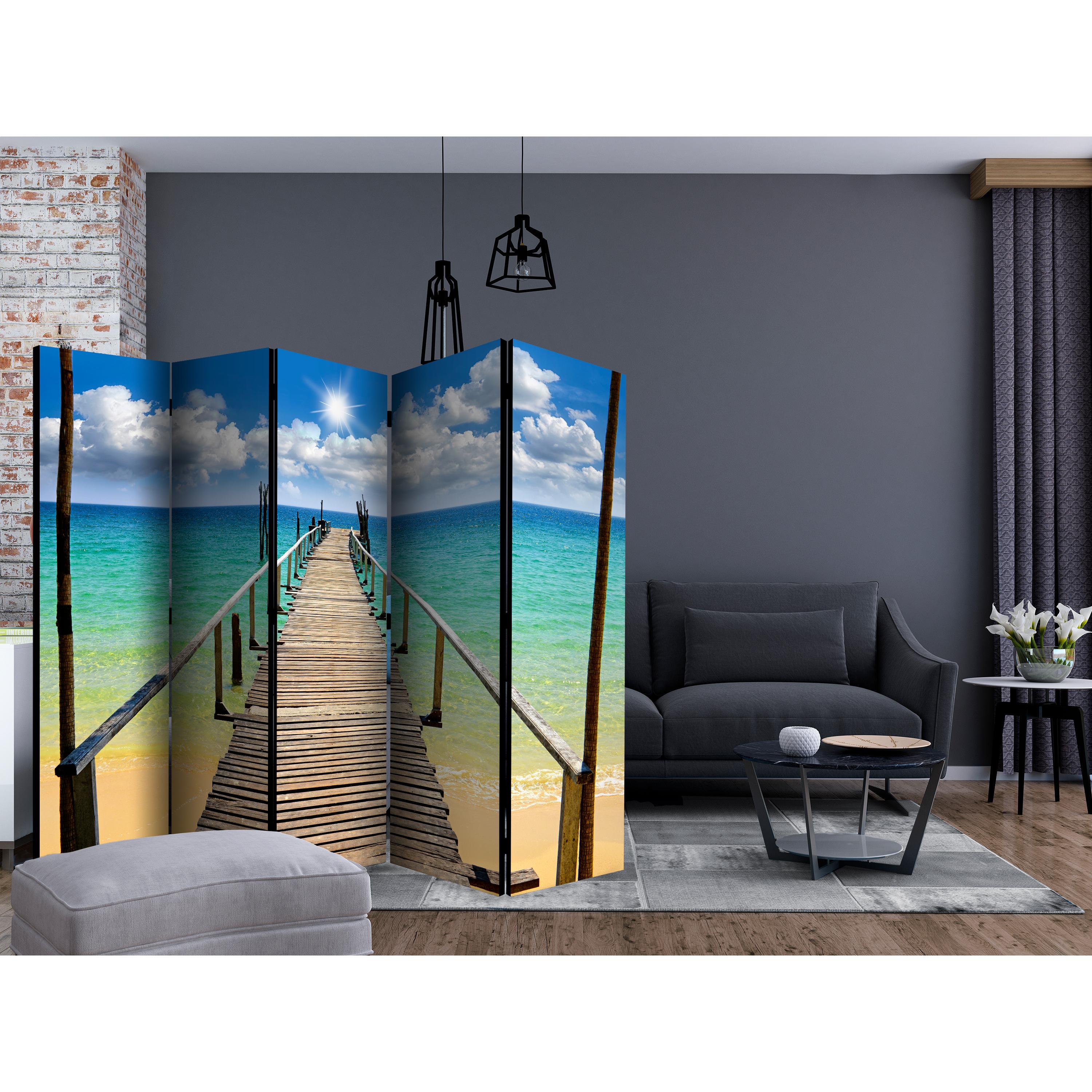 Rumsavdelare Skärmvägg Arkiio Beach Sun Bridge II 225x172 cm