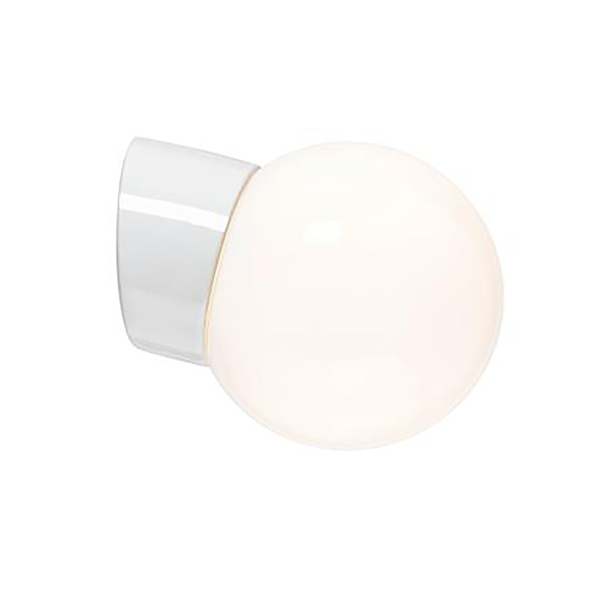 Vägglampa Ifö Electric Classic Glob 150 Blank Sned IP20 LED