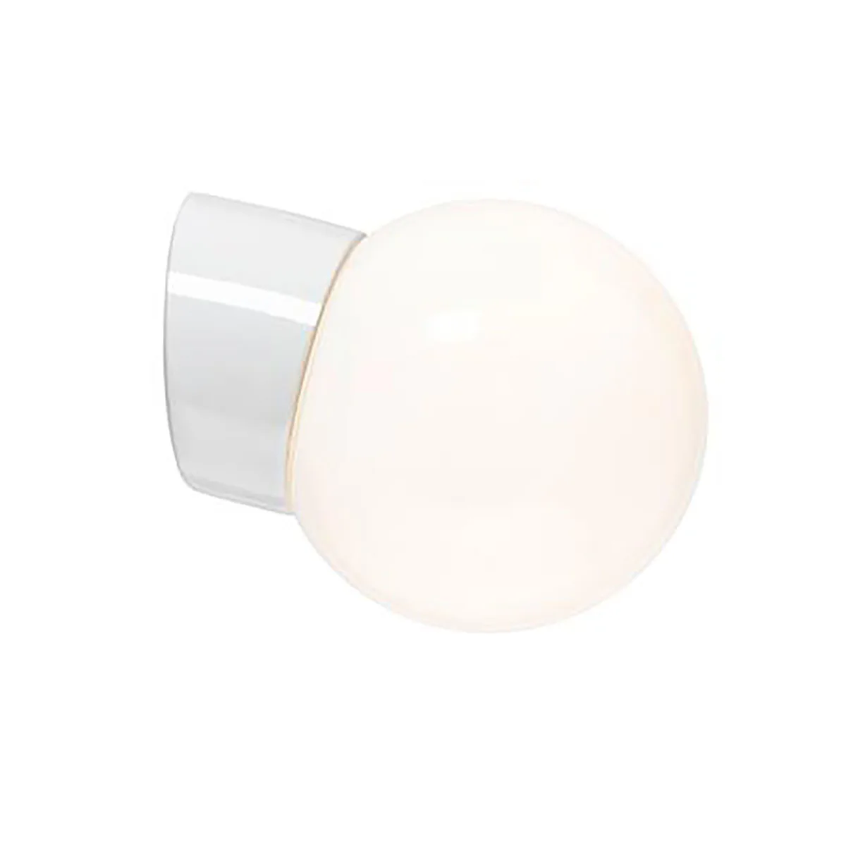 Vägglampa Ifö Electric Classic Glob 150 Blank Sned IP20 LED