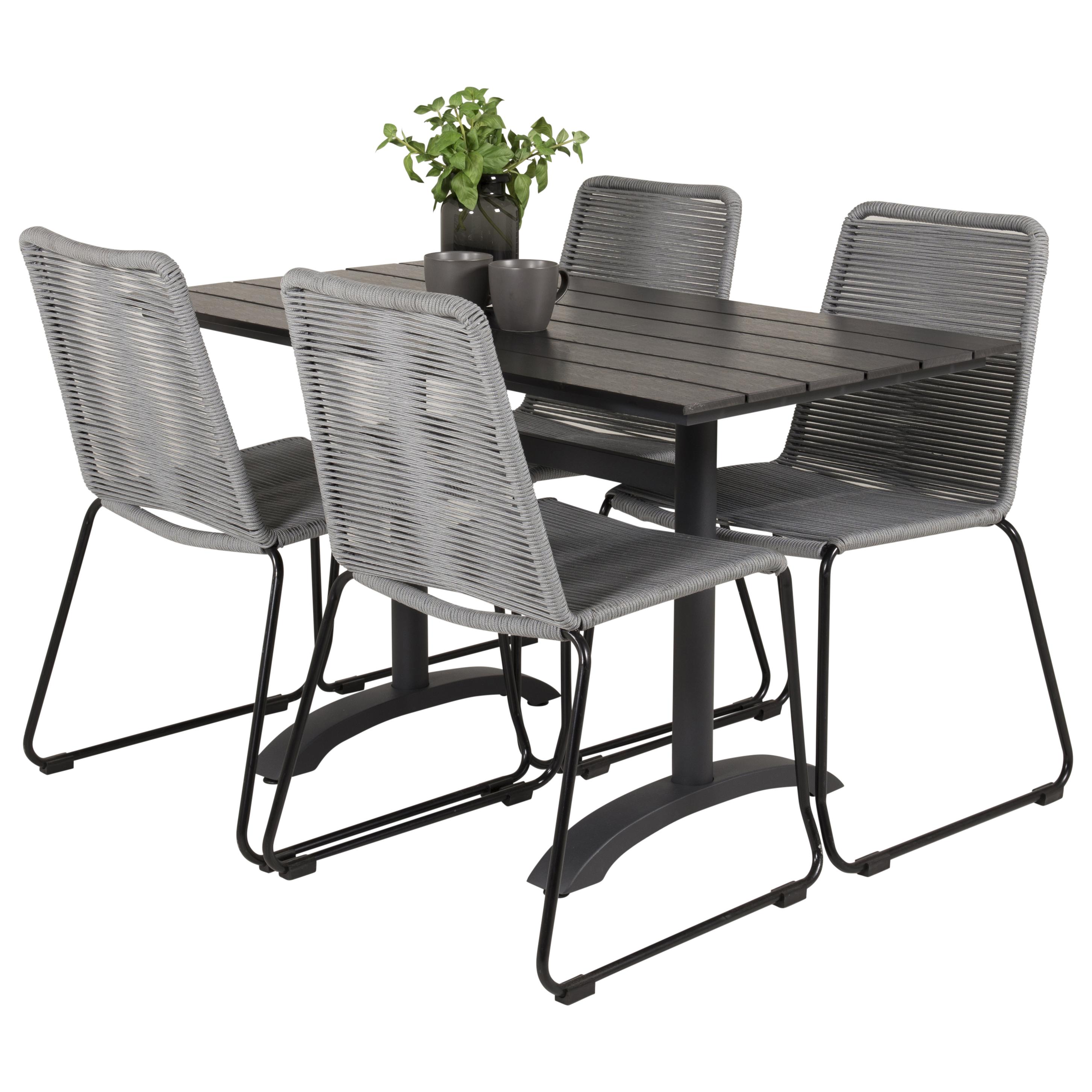 Matgrupp Venture Home Denver med 4 Lindos Stolar