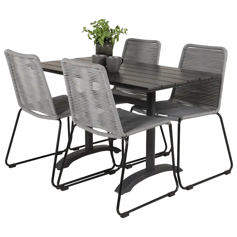 Matgrupp Venture Home Denver med 4 Lindos Stolar