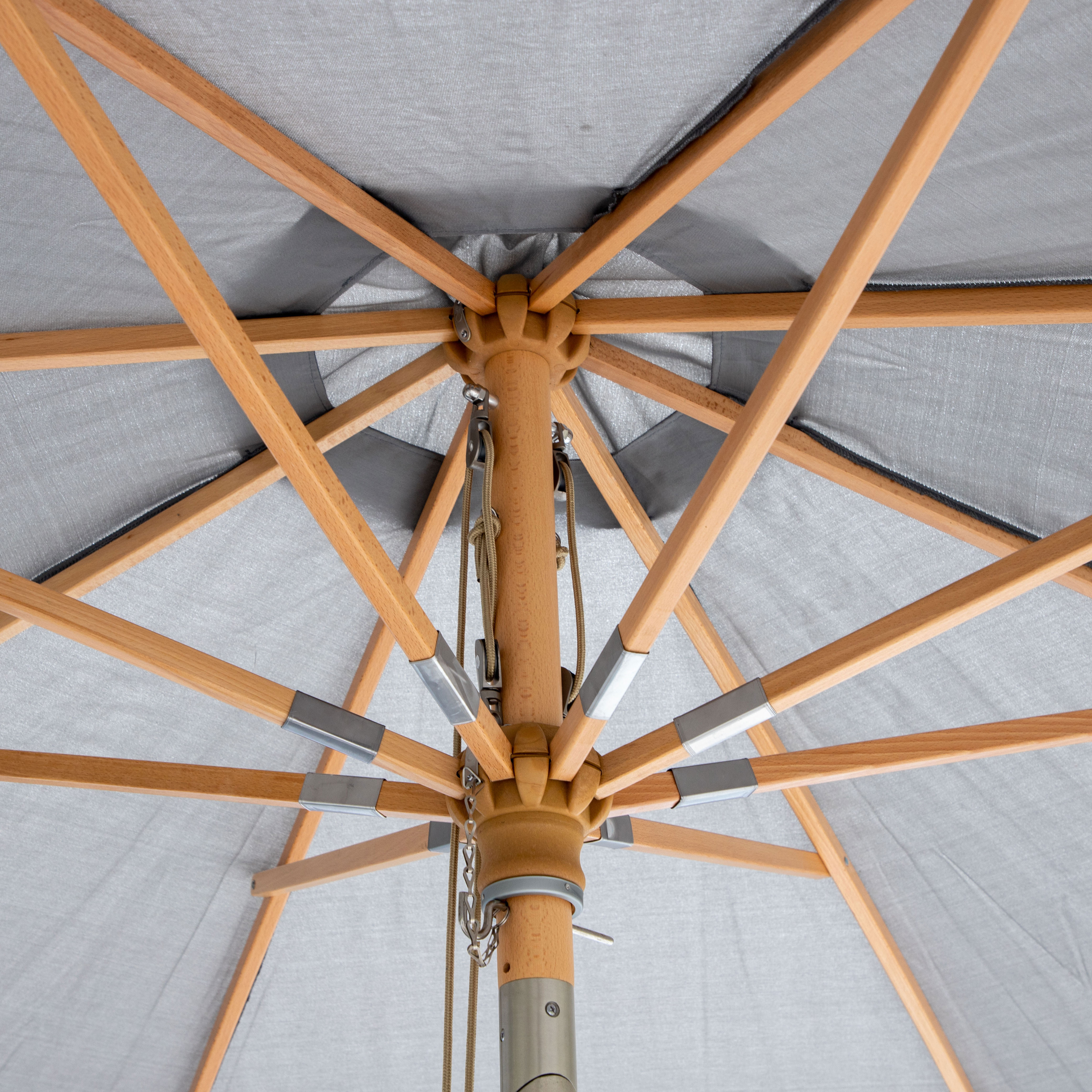 Nypo Umbrella w. tilt, Grey, 330 Grå