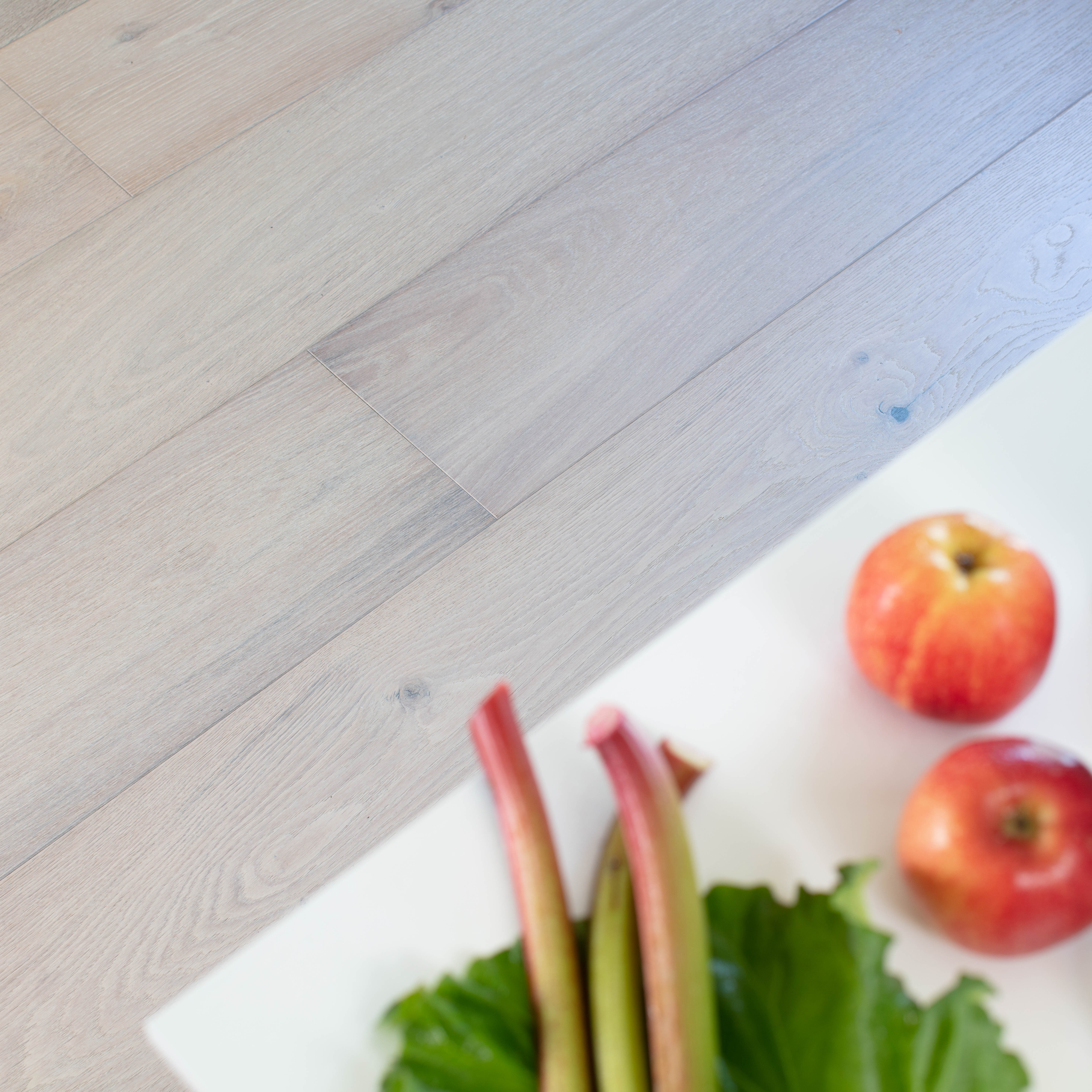 Parkettgolv Nordic Floor Ek Grand Cloud White  Mattlackad 1-stav