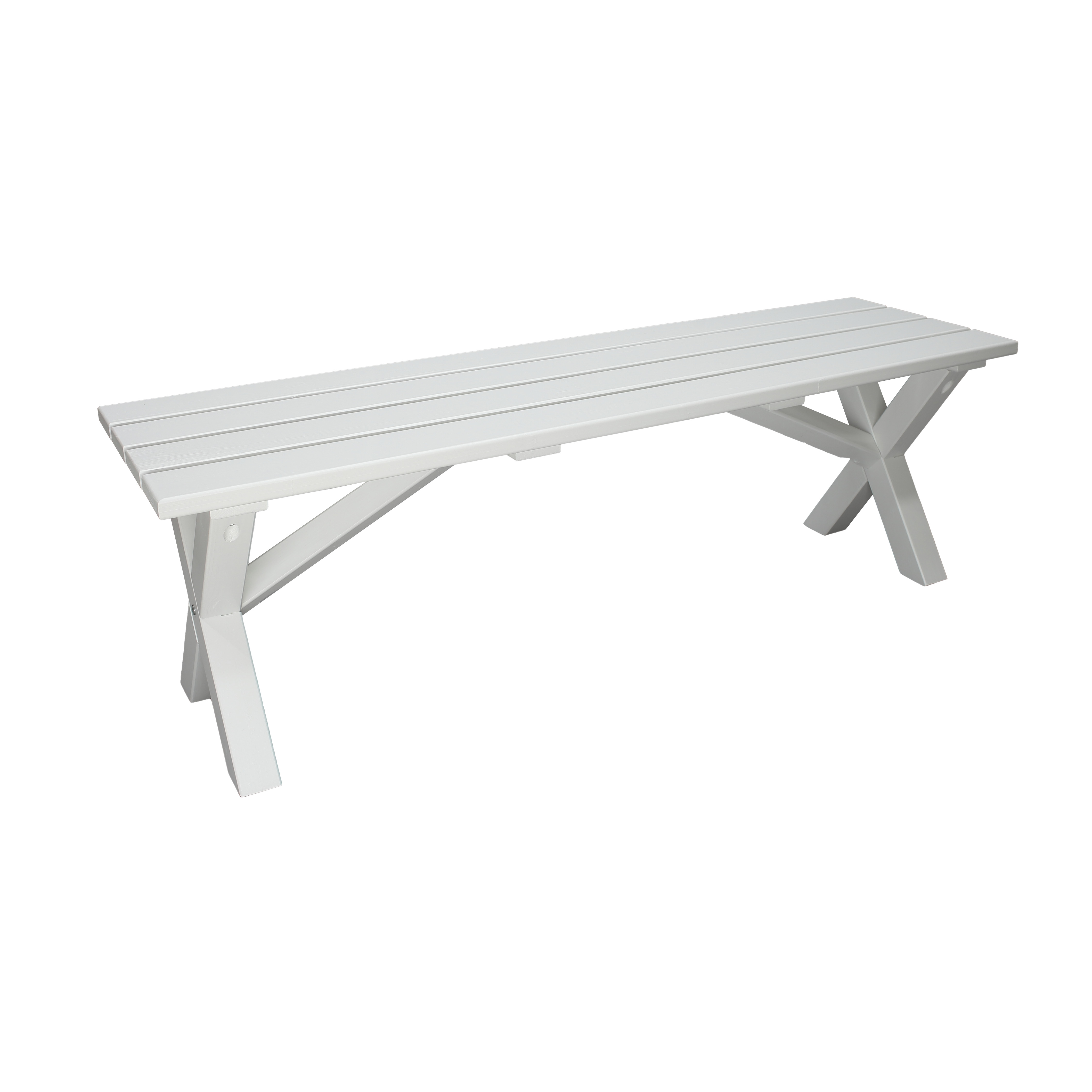 SCOTTSDALE bench 140 Vit, 1400 mm