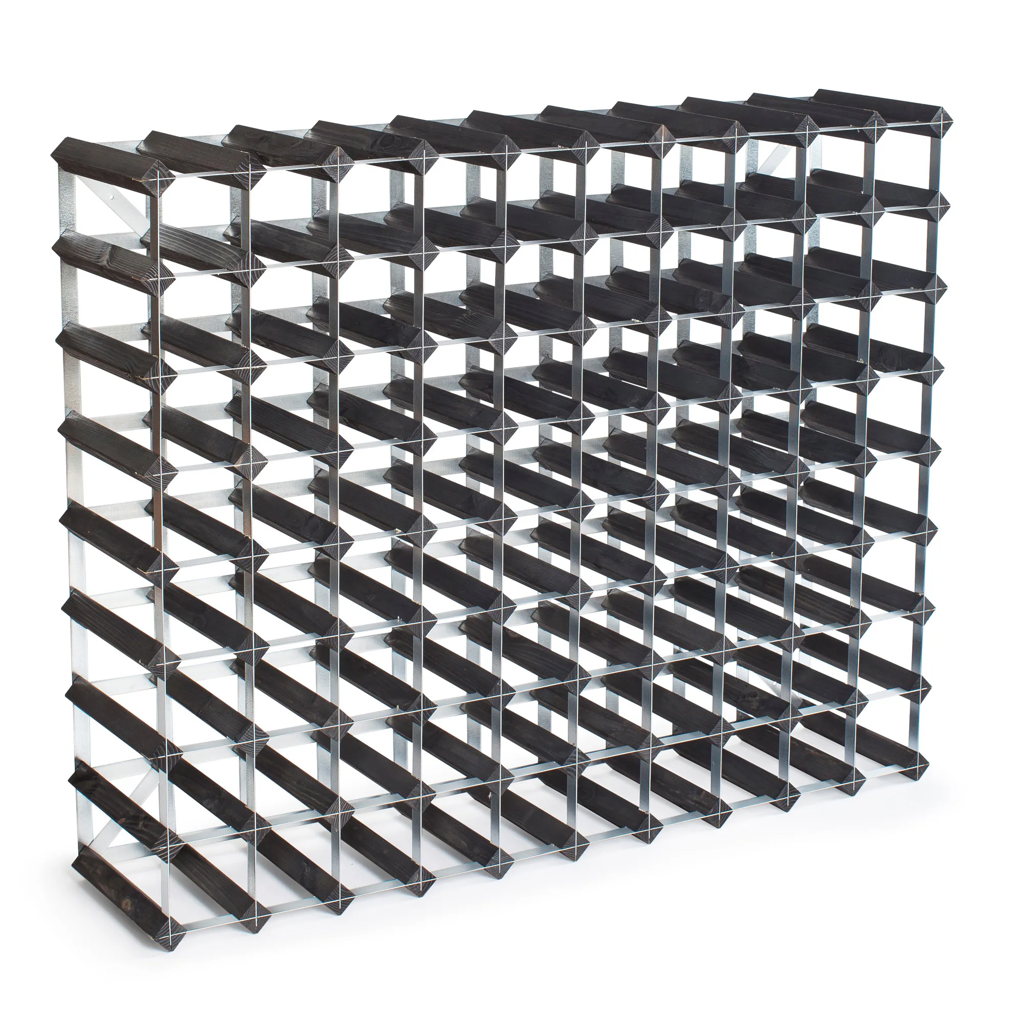 Vinställ Traditional Wine Rack 90 Flaskor Påbyggningsbart