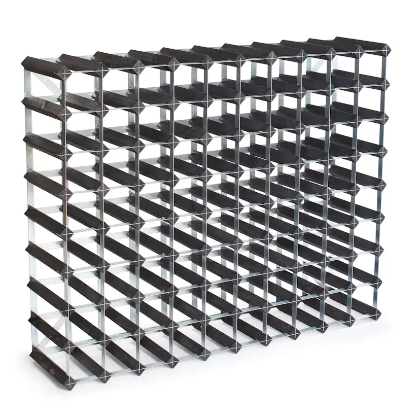 Vinställ Traditional Wine Rack 90 Flaskor Påbyggningsbart