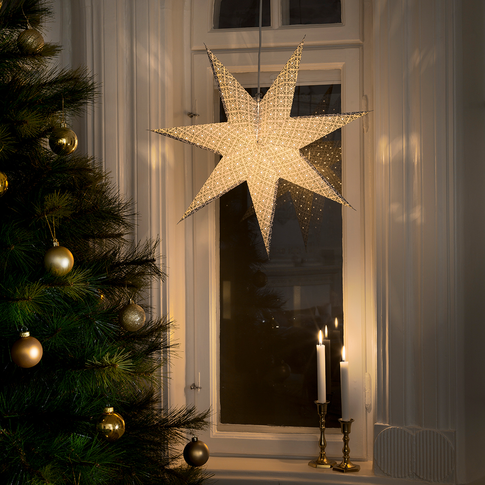 Adventsstjärna Gnosjö Konstsmide Hängande Mönstrad