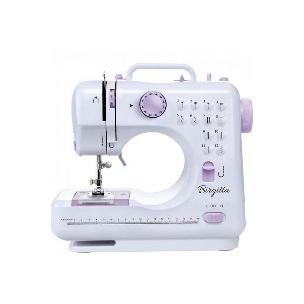 Symaskinsset Birgitta Standard Symaskin med Tillägsbord & 60 Delar Trådset