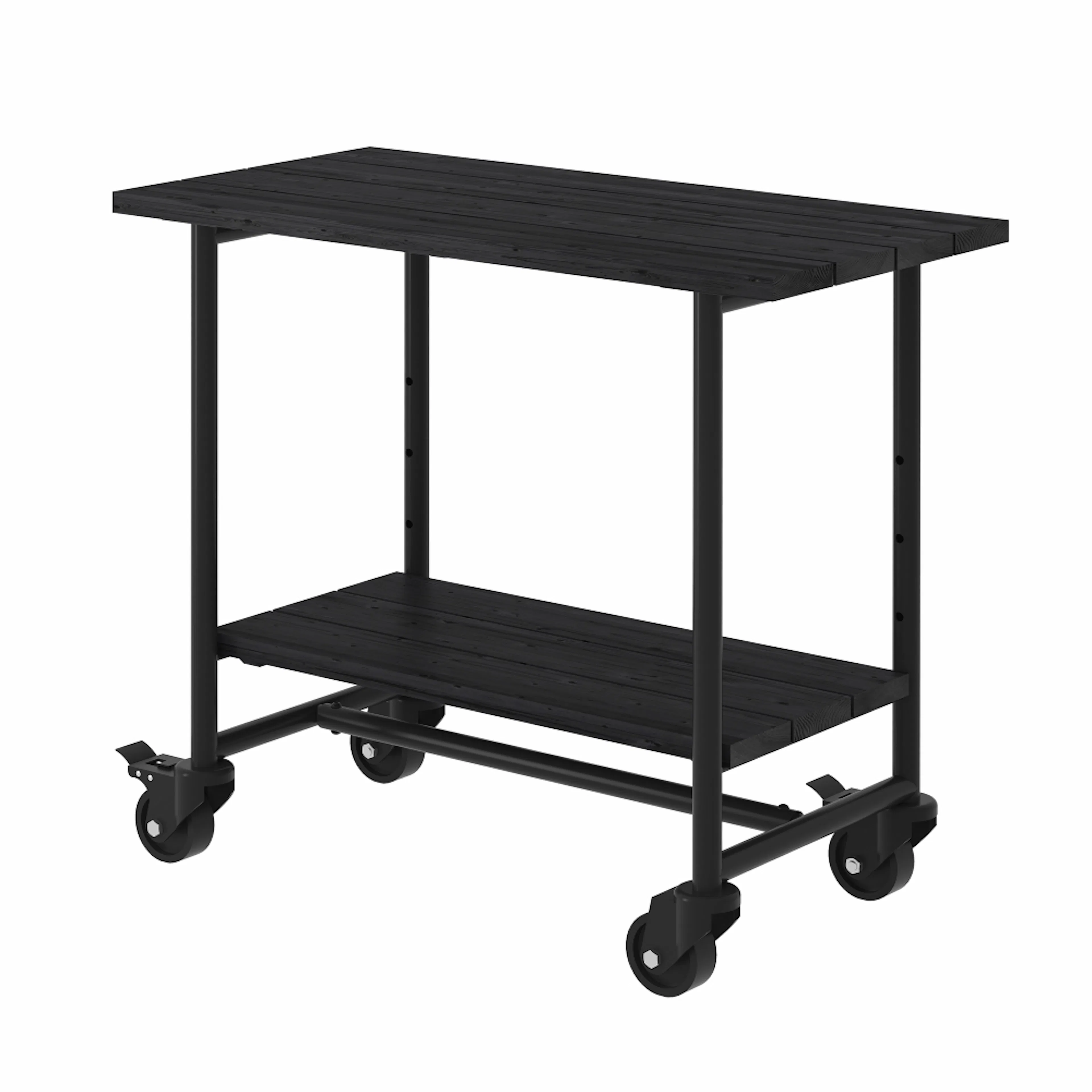 Planterings och Grillbord PLUS Urban Picnic Svart Underrede Med 1 Hylla