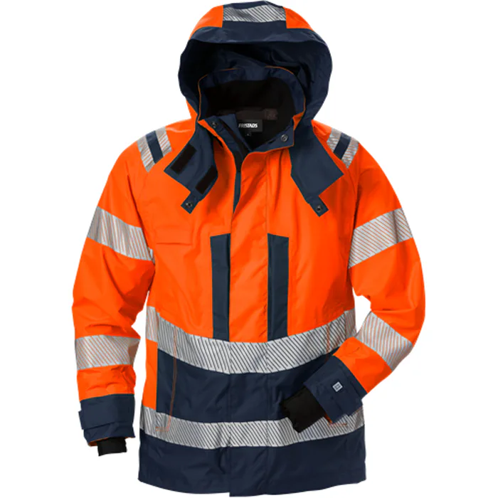 Varselorange/Marinblå