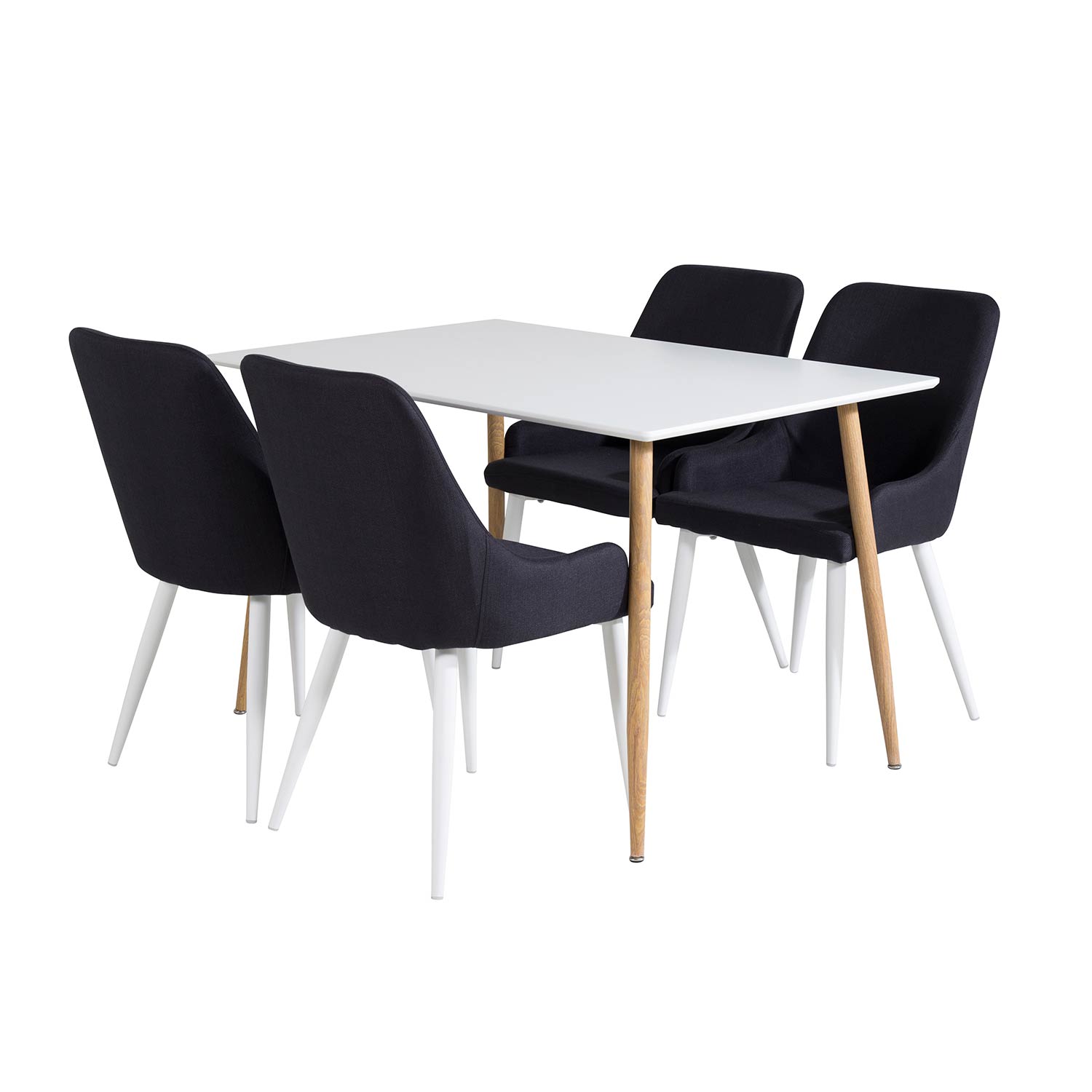 Matgrupp Venture Home Pobbie med 4 Plake Stolar Polyestertyg