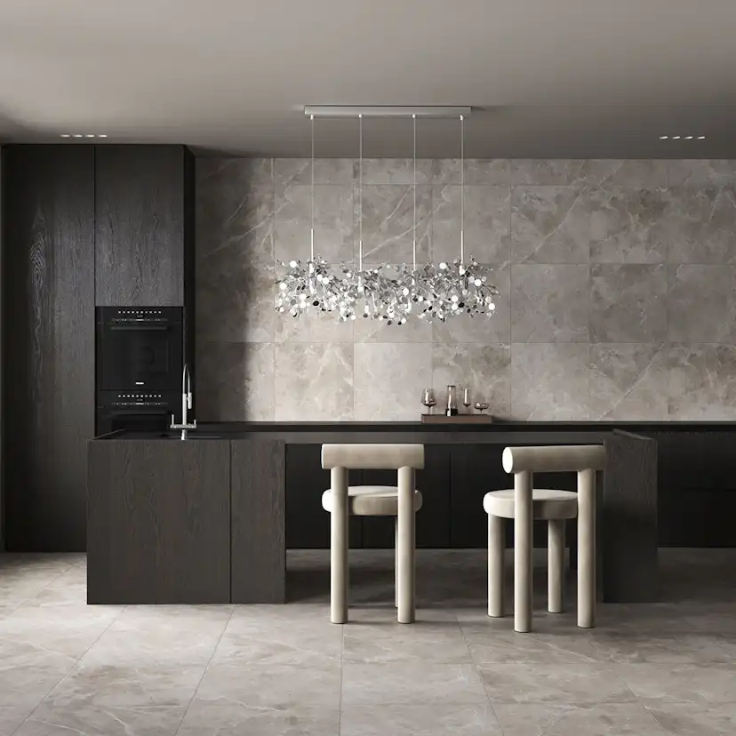 Klinker Tenfors Pulpis Mid Grey Marmor Matt 60x60