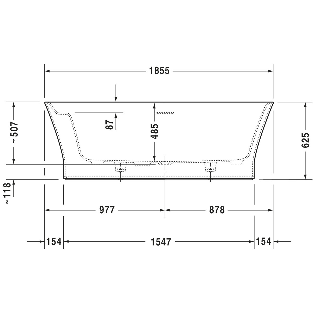 Badkar Duravit Cape Cod 700330