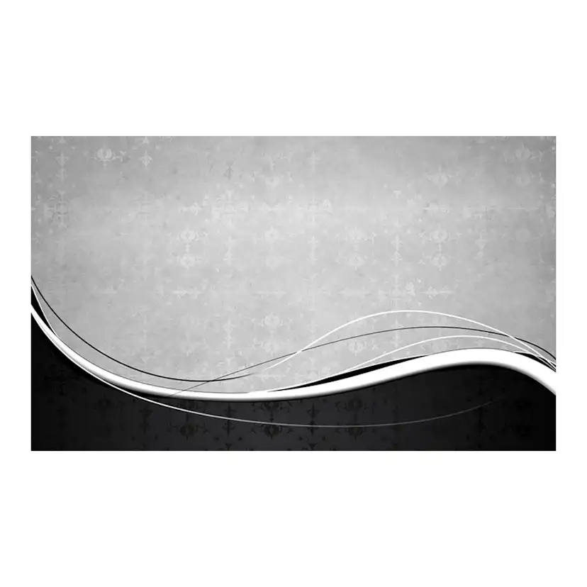 Fototapet Arkiio Svartvita vågor Vintage 450x270 cm