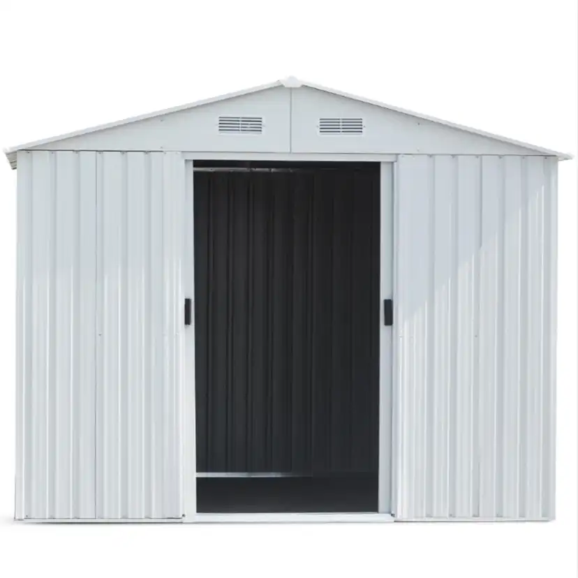 Redskapsbod Metalcraft 5,3m² Förråd med Bas Vit