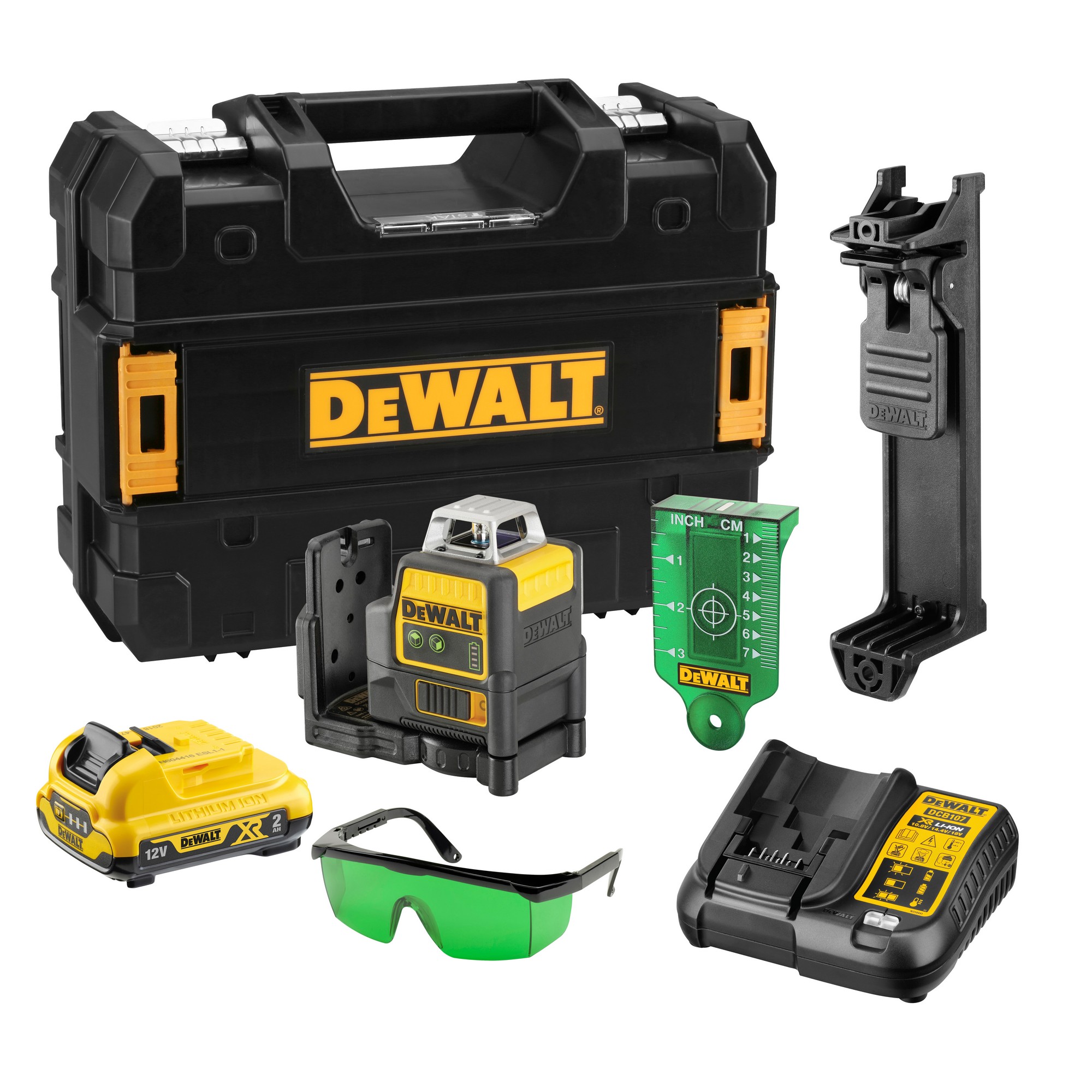 Linjelaser DeWalt DCE0811D1G 720 12V Grön