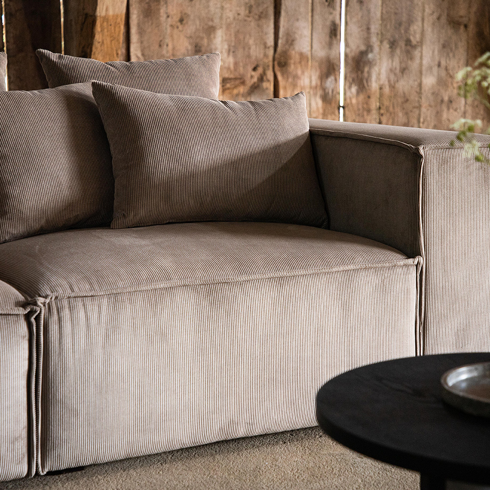 Soffa Vind Gillholmen Manchester Brun 3-Sits