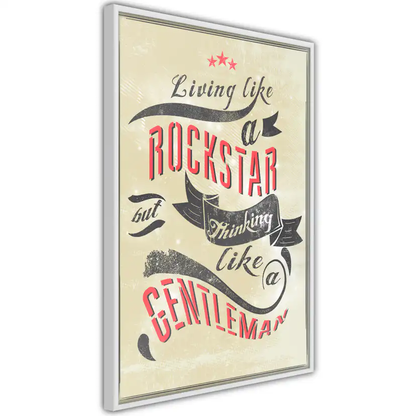 Poster Artgeist Affisch Rockstar