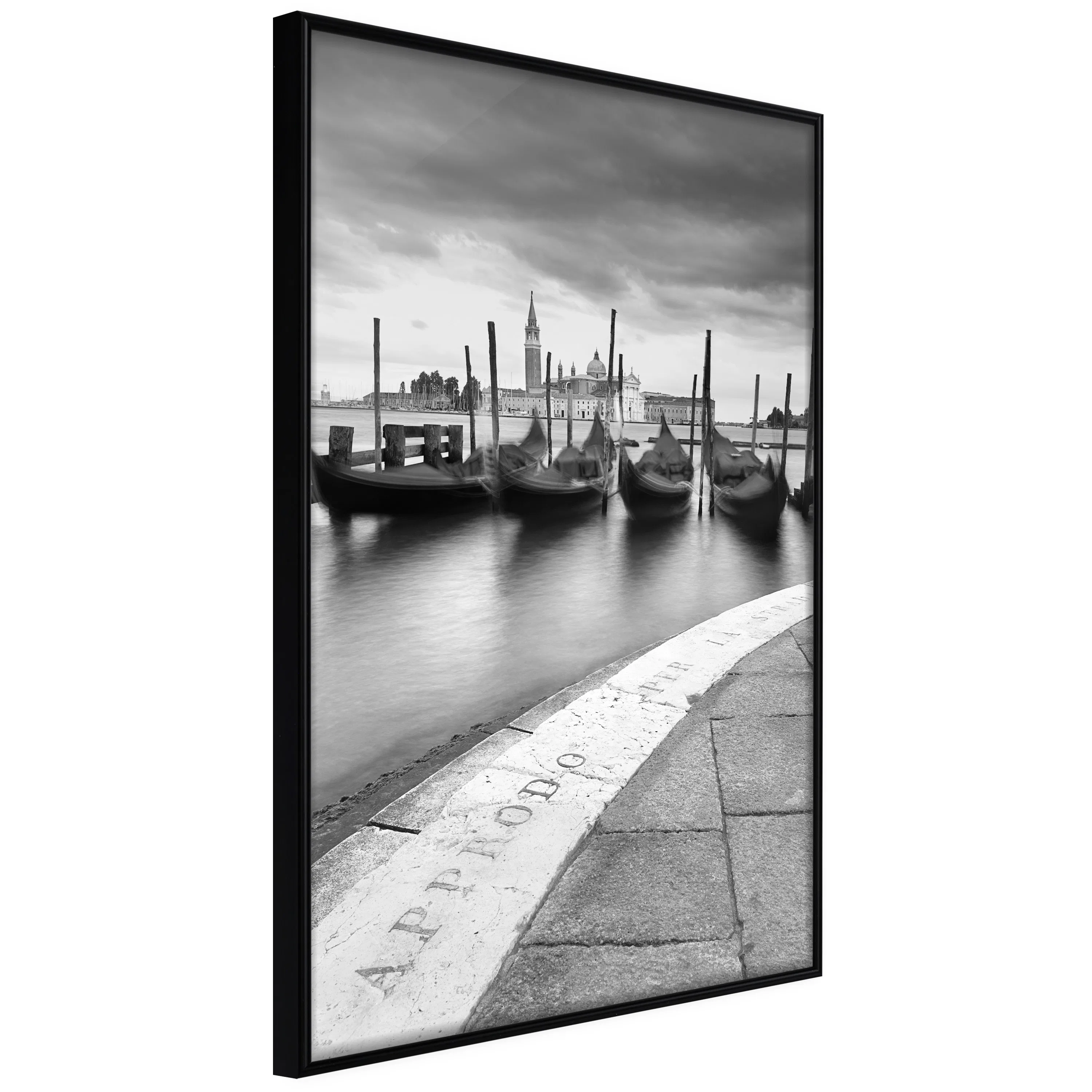 Poster Artgeist Affisch Boats in Venice