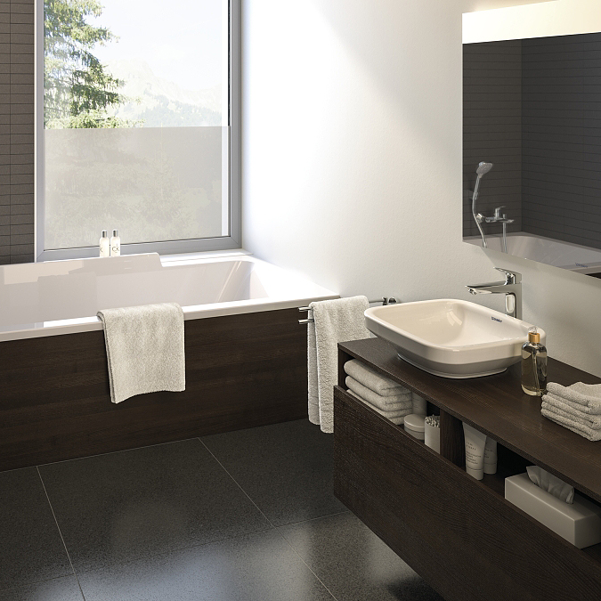 Tvättställsblandare Hansgrohe Logis 100 med Push-Open Med Push-Open
