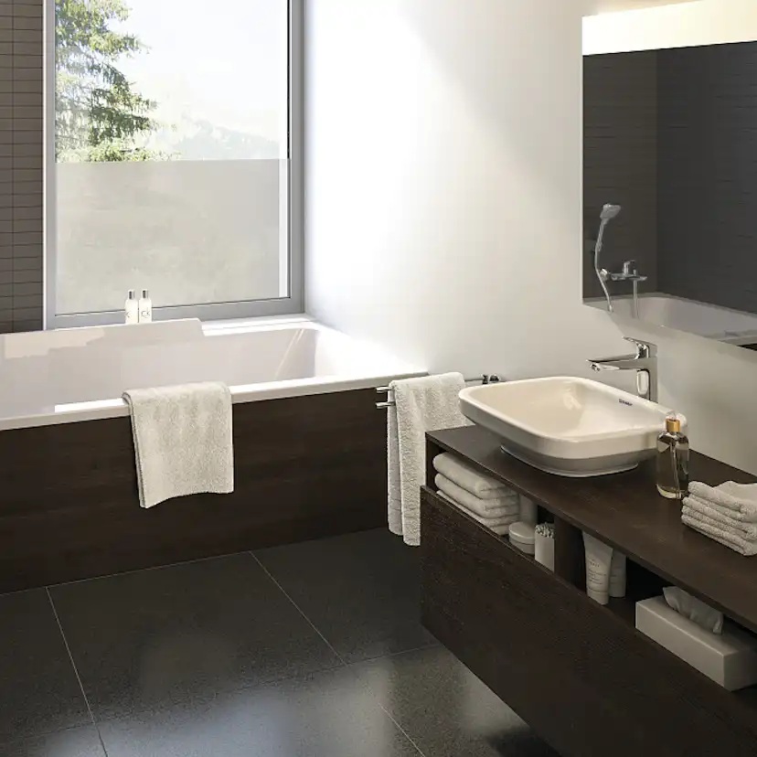 Tvättställsblandare Hansgrohe Logis 100 med Push-Open Med Push-Open