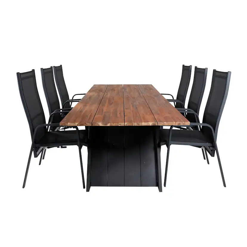 Matgrupp Venture Home Doni med 6 Curz Matstolar