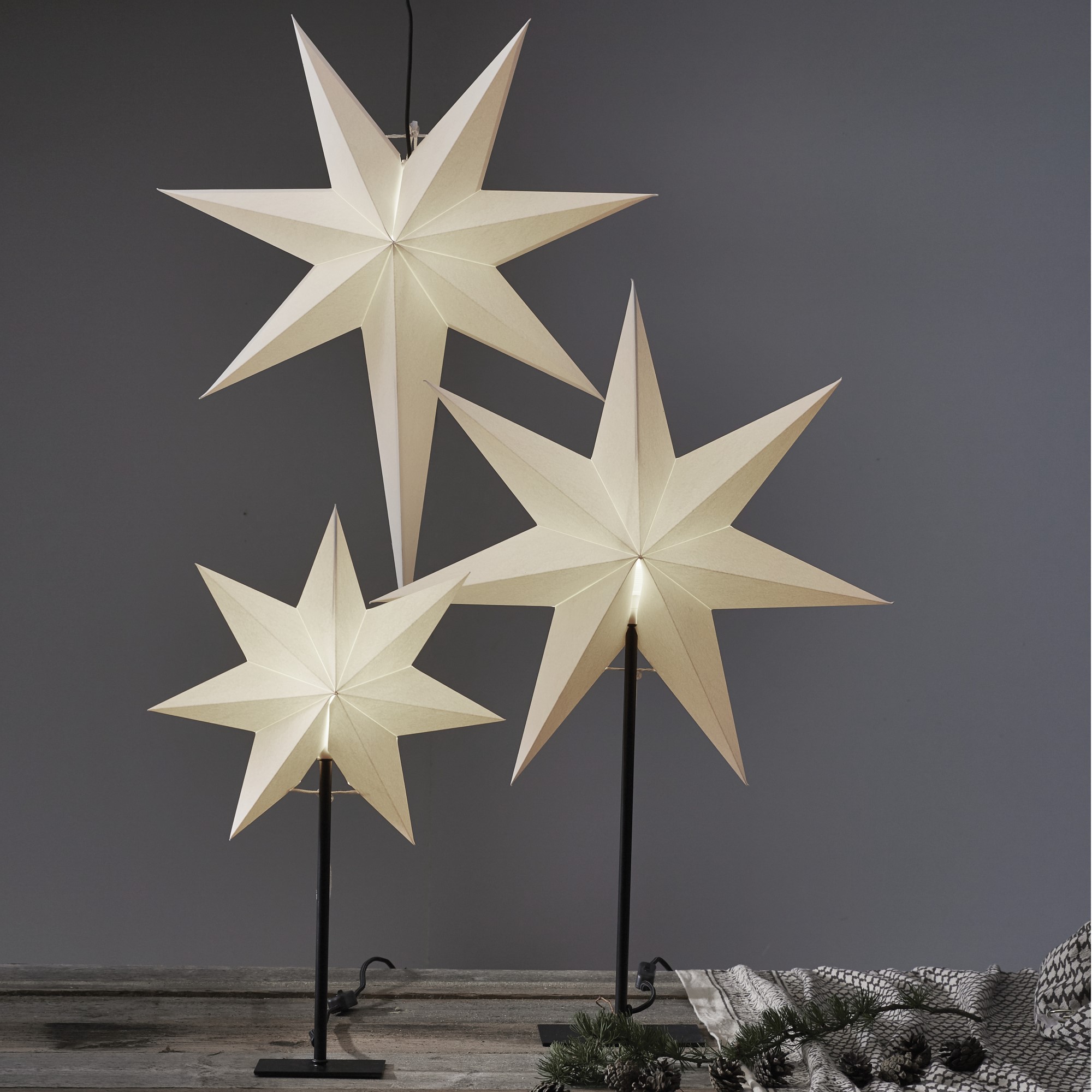 Adventsstjärna Star Trading Frozen Stående