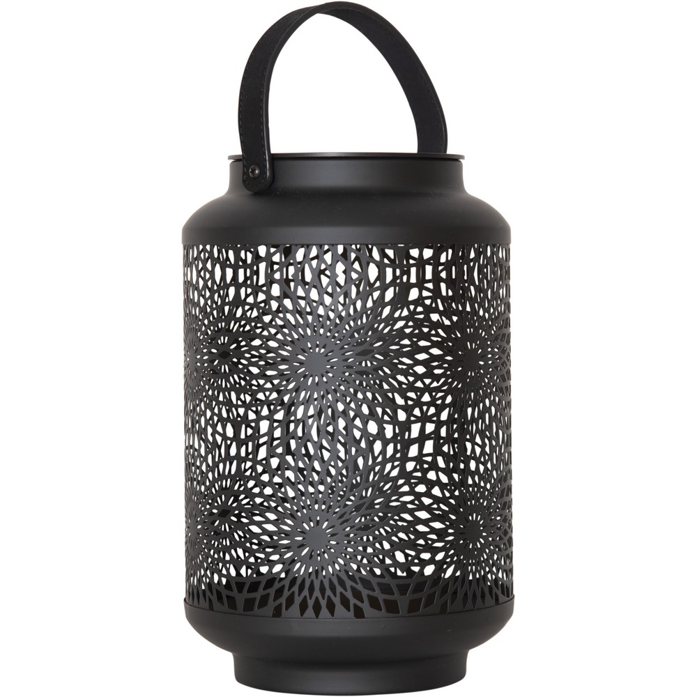 Solcellsdekoration Star Trading Mandala Svart