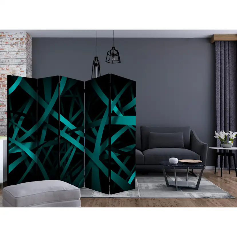 Rumsavdelare Skärmvägg Arkiio Dark Background II 225x172 cm