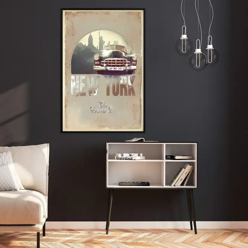 Poster Artgeist Affisch New York - The Wonder City