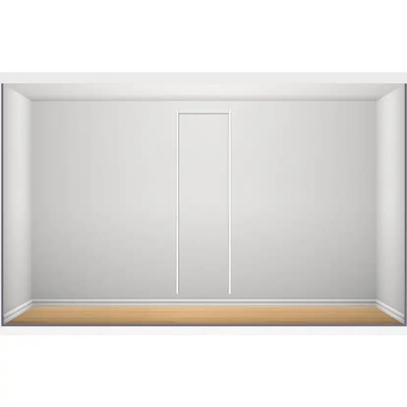 Garderobslösning Elfa Classic Grundlösning 1 Sektion B: 640 mm H:2140 mm med Täcklist
