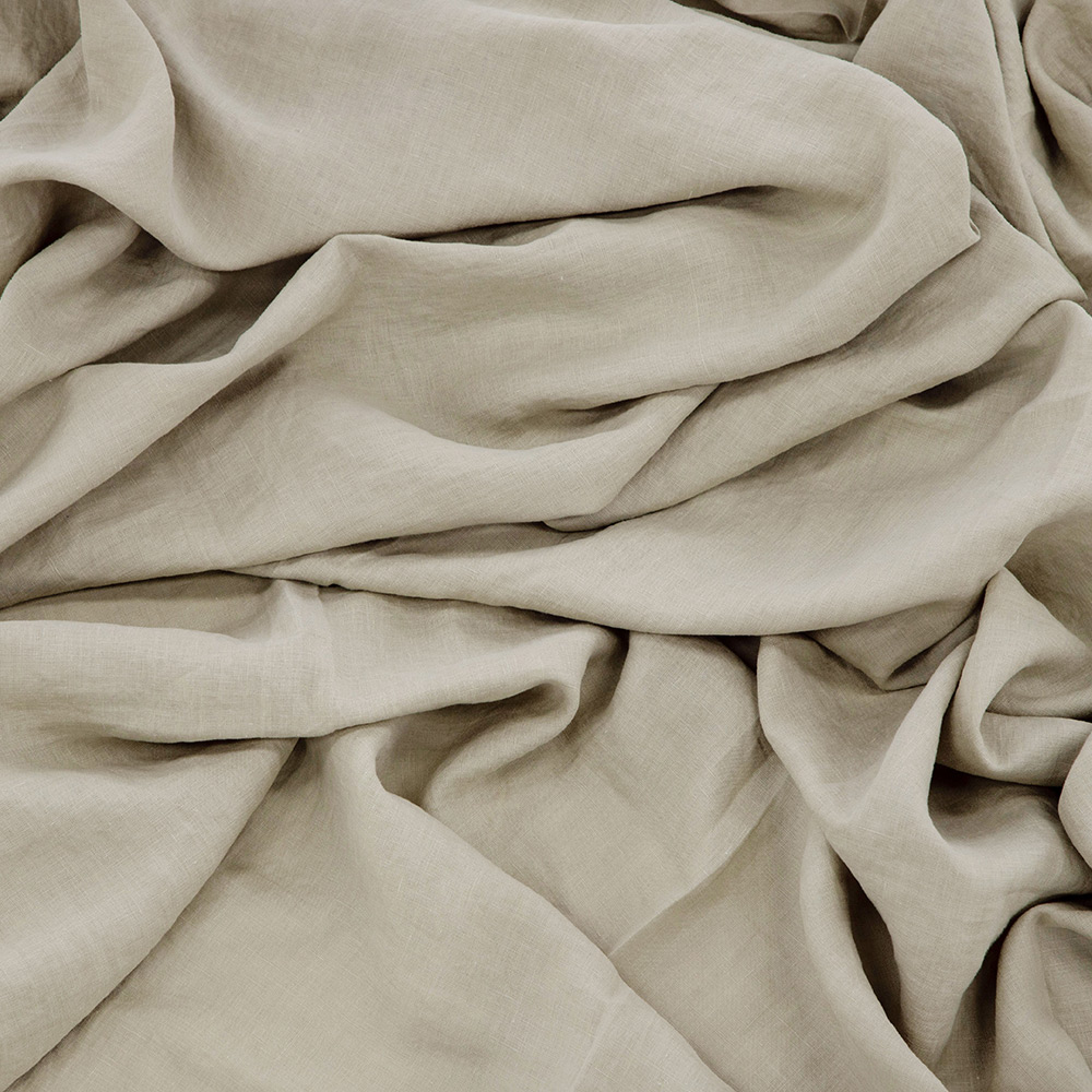 Milo Bedspread Linen Beige 260x260 cm Färg: Beige, Mått: 260x260 cm