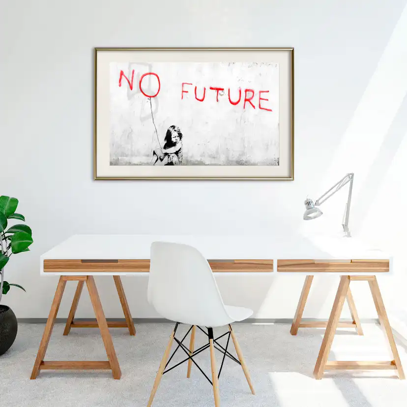 Poster Artgeist Affisch No Future