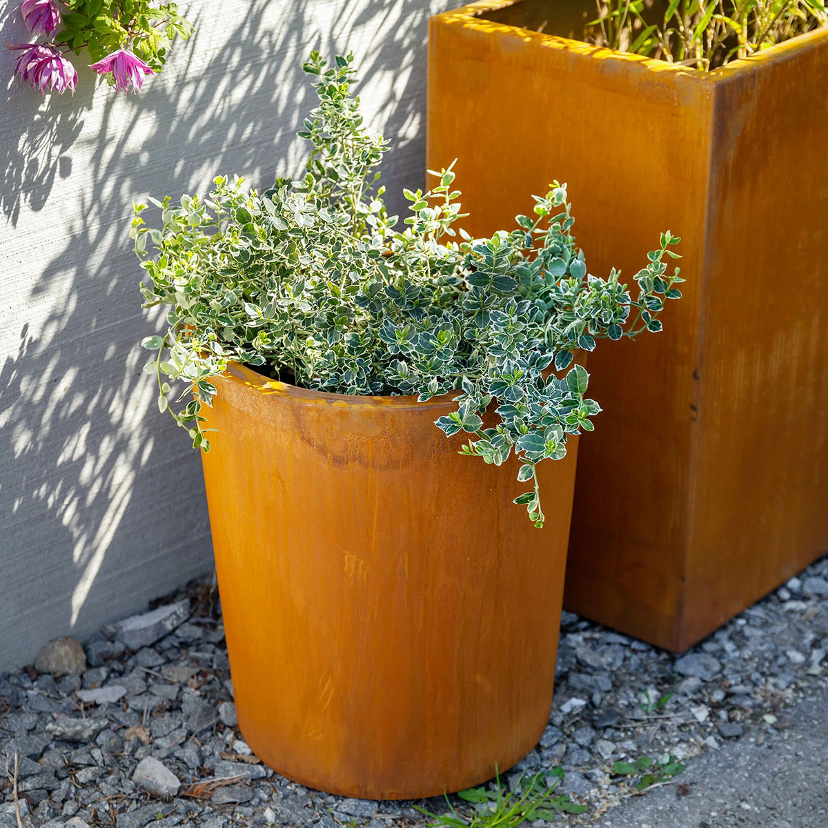 Ytterkruka Lyfco Cortenstål Rund 45 cm