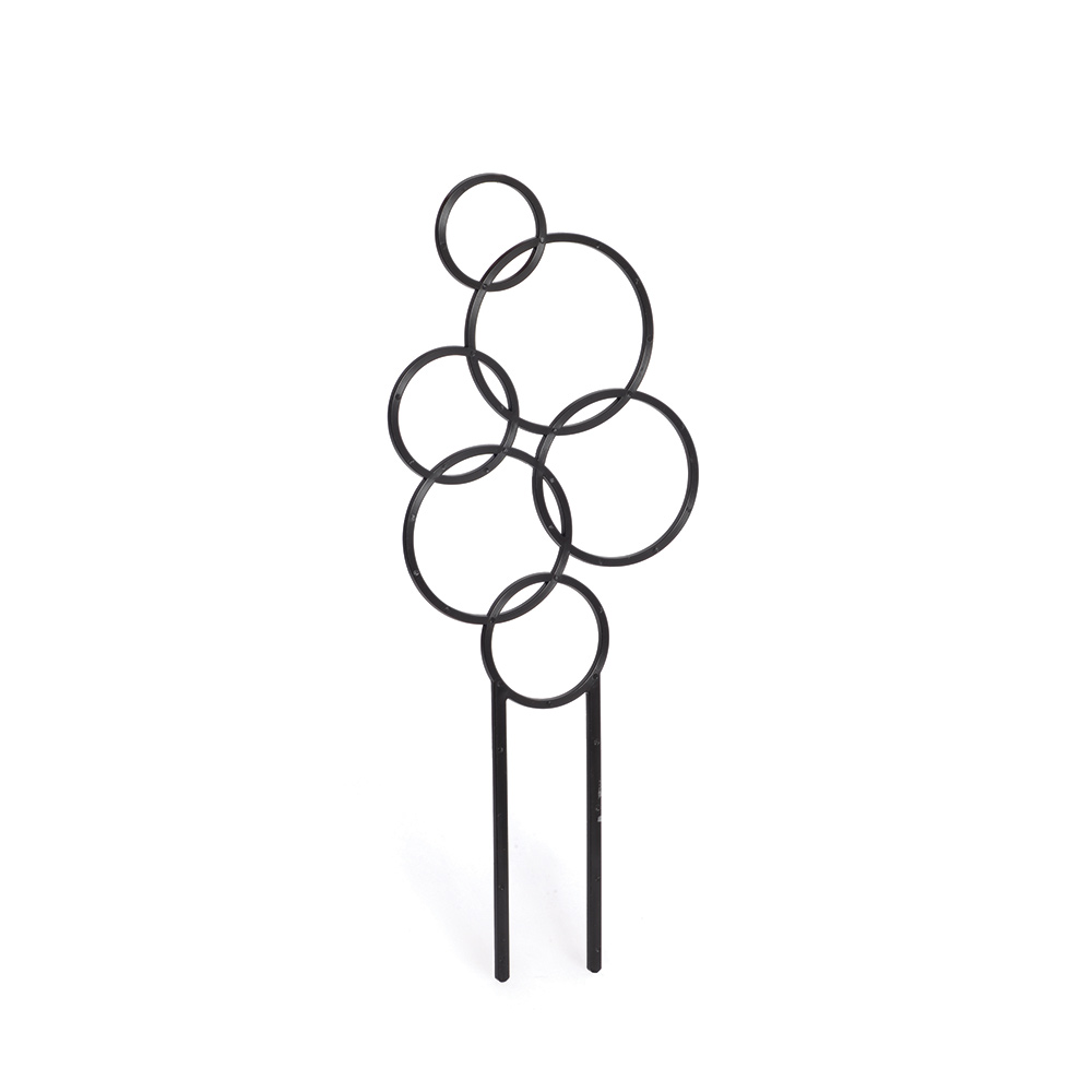 Krukspaljé Circles svart Svart