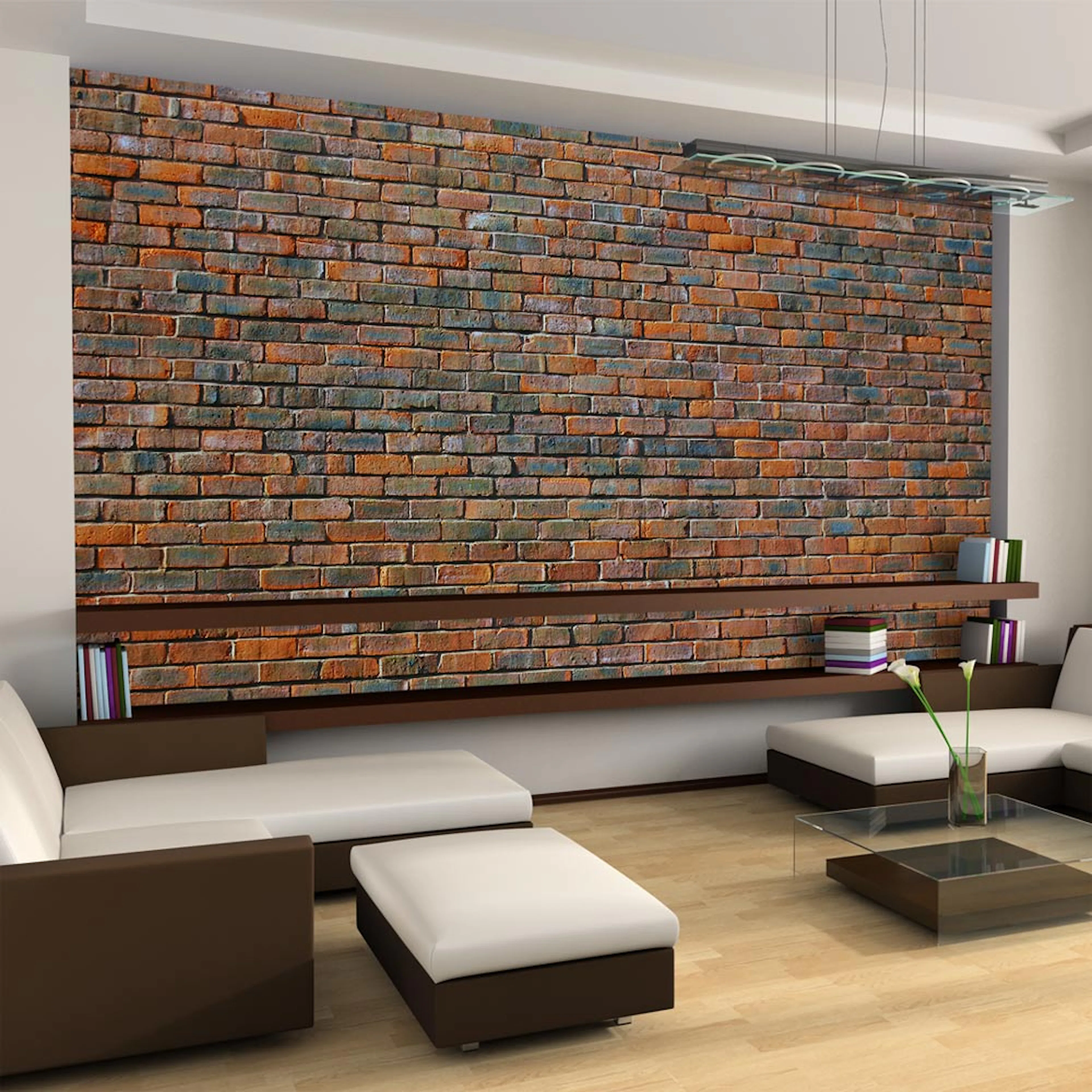 Fototapet XXL Arkiio Tegelvägg 550x270 cm