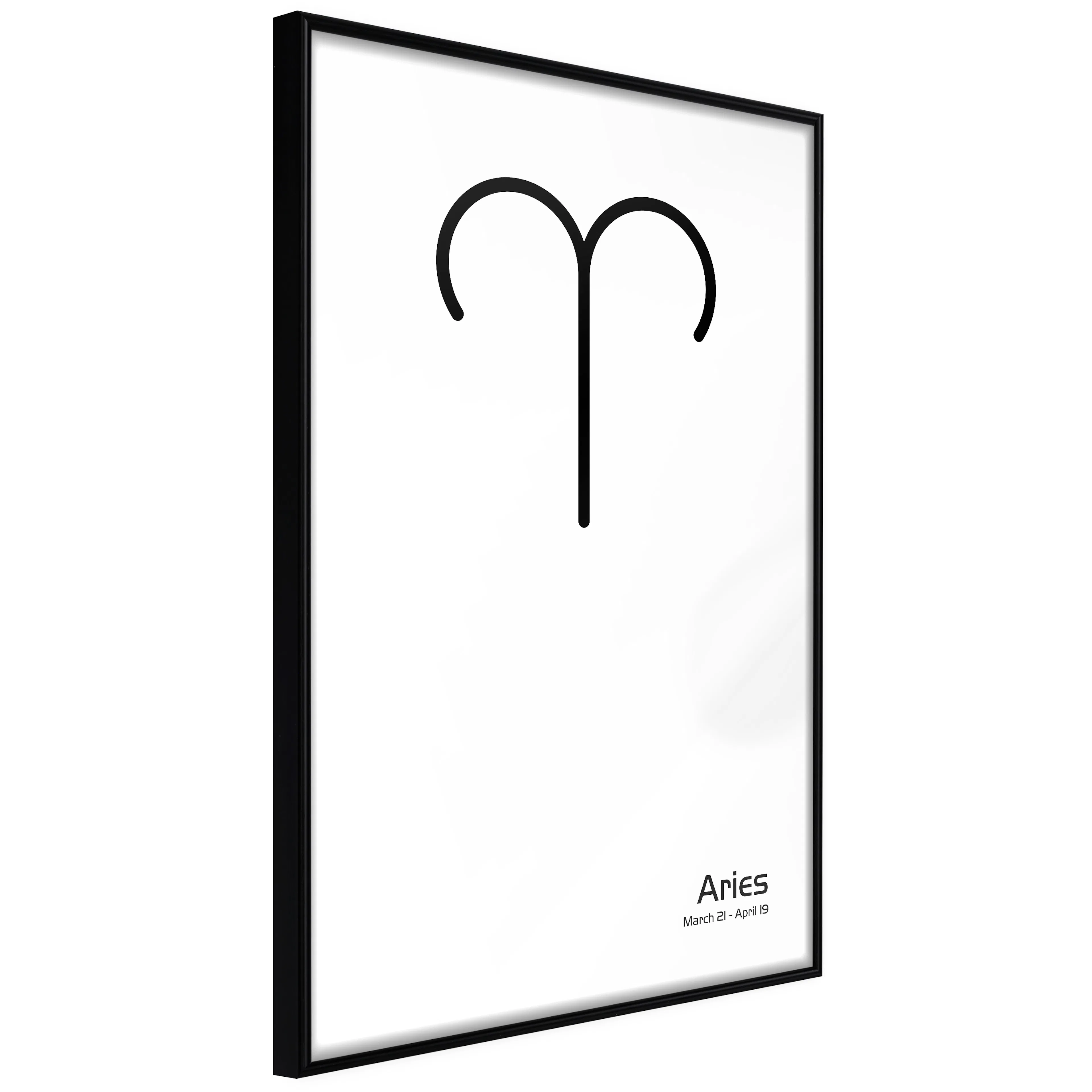 Affisch - Aries [Poster] 20x30 Svart ram, 20x30 cm