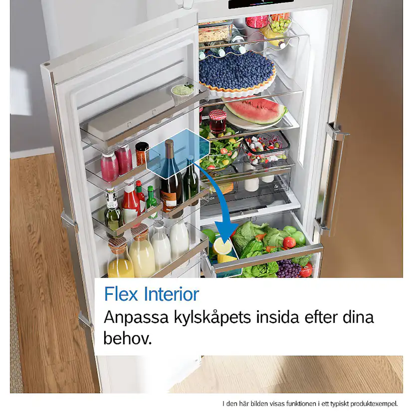 Fristående Kylskåp Bosch KSN36VWCG Series 4 Vit