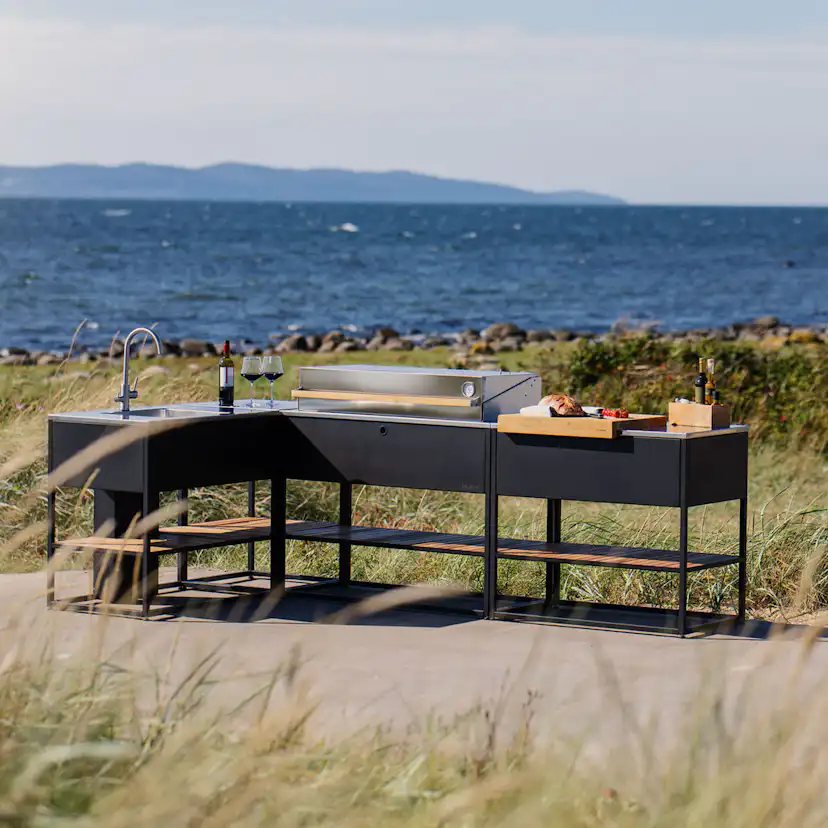 Hörnmodul Skeldervik Stainless Countertop