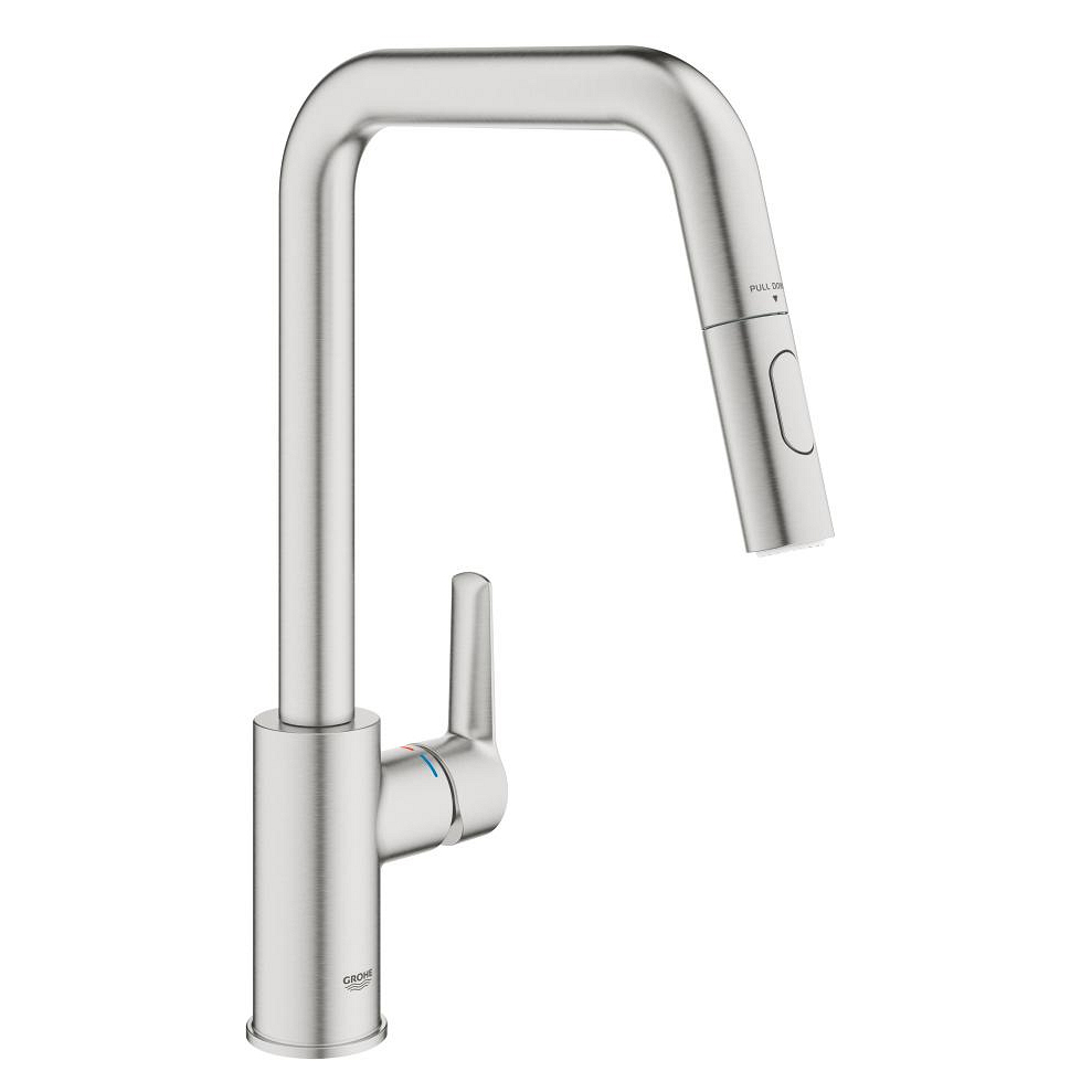 Köksblandare Grohe Start med Utdragbar Pip